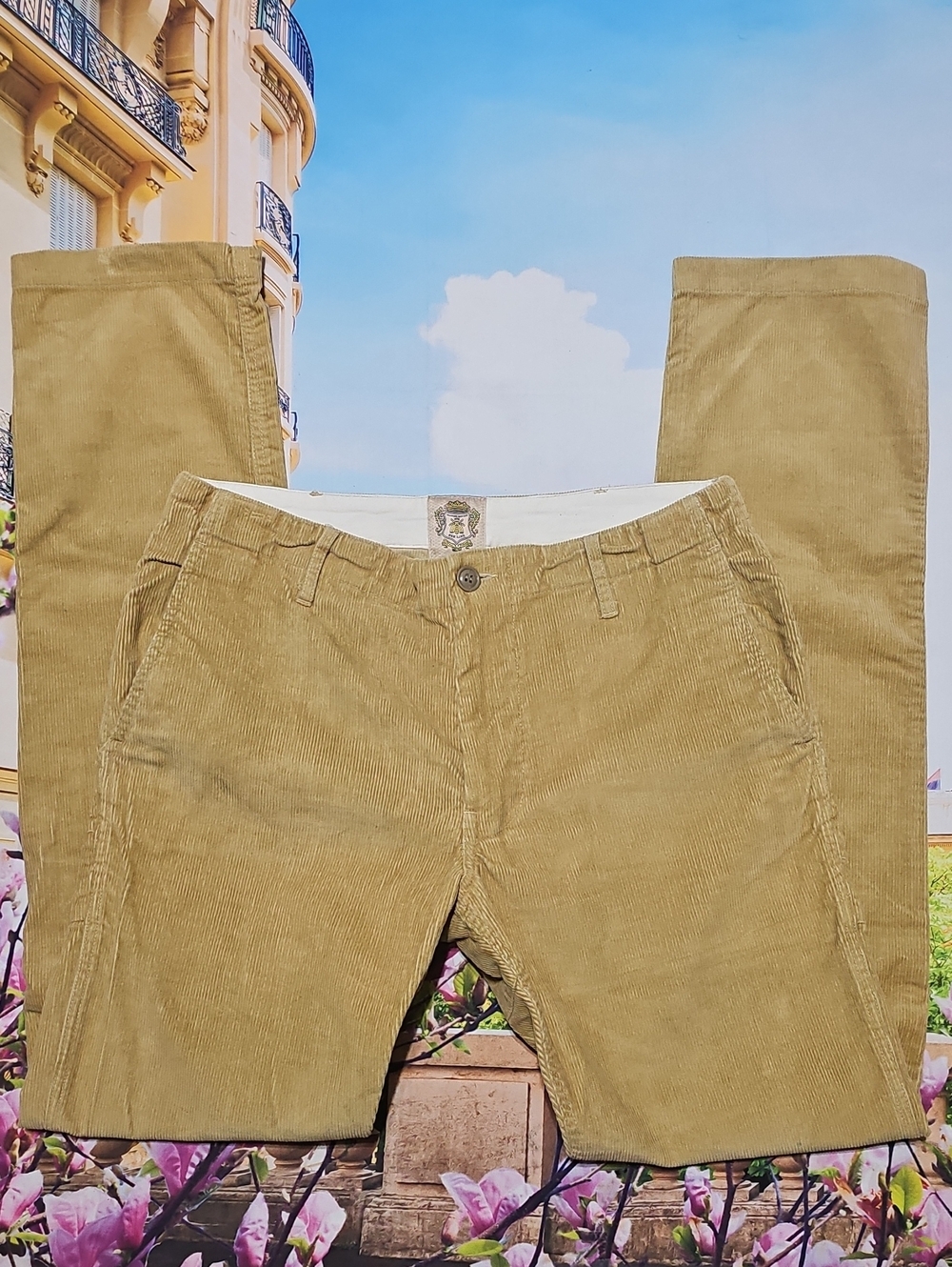 Billionaire Boys Club Men's Tan Corduroy Pants Size 34